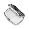 Visual Illusions Pill Box Round Pill Case for Pocket Purse 2 Compartment Medicine Pill Organizer Cute Portable Travel Pillbox Vitamin Cod Liver Oil Storage Box Unique Gift Organizer view 2
