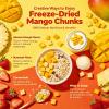 4oz Freeze Dried Mango Chunks, Crispy Snack for Baking, Tea, Smoothies & Yogurt | Light & Sweet, 100% Real Fruit 120g view 3