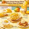 4oz Freeze Dried Mango Chunks, Crispy Snack for Baking, Tea, Smoothies & Yogurt | Light & Sweet, 100% Real Fruit 120g view 4