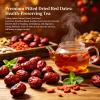 1 lb Jujube Dates - Pitted Red Dates | Bulk Large-size Jujubees Sweet & Chewy for Snacking Brewing Tea Soup Baking Oatmeal 500g view 3