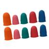 10Pcs Reusable Rubber Finger Protectors Fingertip Grips for Comfortable Handling Non Slip Design for Bank Tellers and Cashiers