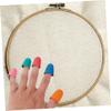10Pcs Reusable Rubber Finger Protectors Fingertip Grips for Comfortable Handling Non Slip Design for Bank Tellers and Cashiers view 4