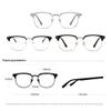 Blue Light reading Glasses for Man women Half Frame Metal Readers Photochromic Anti-UV magnifying (Silver & Black-Black-3pcs,1.0) view 2