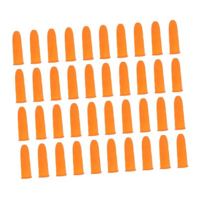 100Pcs Durable Latex Finger Covers Non Slip Finger Protectors for Gardening Elastic Design for Secure Fit Resistant Fingertip Covers