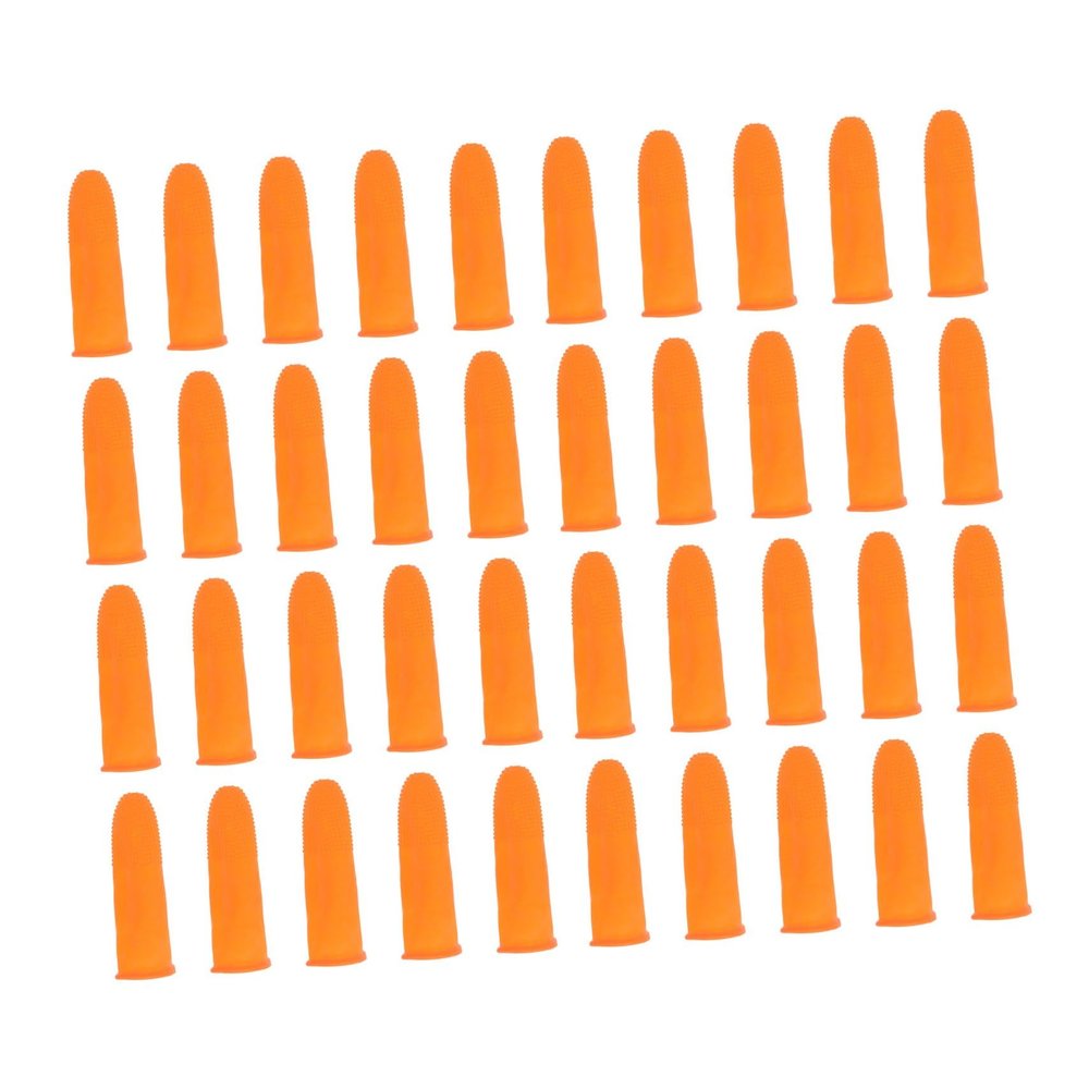 100Pcs Durable Latex Finger Covers Non Slip Finger Protectors for Gardening Elastic Design for Secure Fit Resistant Fingertip Covers