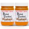 Bone Suckin' Mustard World Champion Flavor, Made in the USA, Non-GMO, Gluten-Free, Kosher and has No High Fructose Corn Syrup - 2 Pack (12 Ounces, Original) view 1
