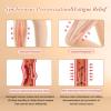 2 Pairs Medical Compression Pantyhose for Women, 20-30mmHg Graduated Support Tight Pants, Opaque Footless (Beige*1+Black*1, 4XL) view 3