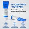 IZKUT 10% Nano Hydroxyapatite Toothpaste: Fluoride Free Natural Whitening Toothpaste for Sensitive Teeth, Enamel Support, Plaque Remover, SLS Free, Fresh Mint Flavor, Adults & Kids, 4 oz (Pack of 2) view 2