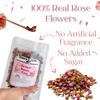 Dried Rose Buds for Tea Premium Edible Rose Petals from Thailand, Floral Loose Leaf Tea for Relaxation (100grams,3.52 oz) view 4