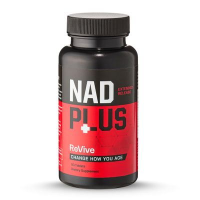 Revive | NAD+ Supplement Tablets for Men & Women | NAD Supplement Powered by RiaGev-SR | Cellular Energy, Metabolism, Brain and Healthy Aging Support | Vegan, Non-GMO & Gluten-Free (90 Tablets)