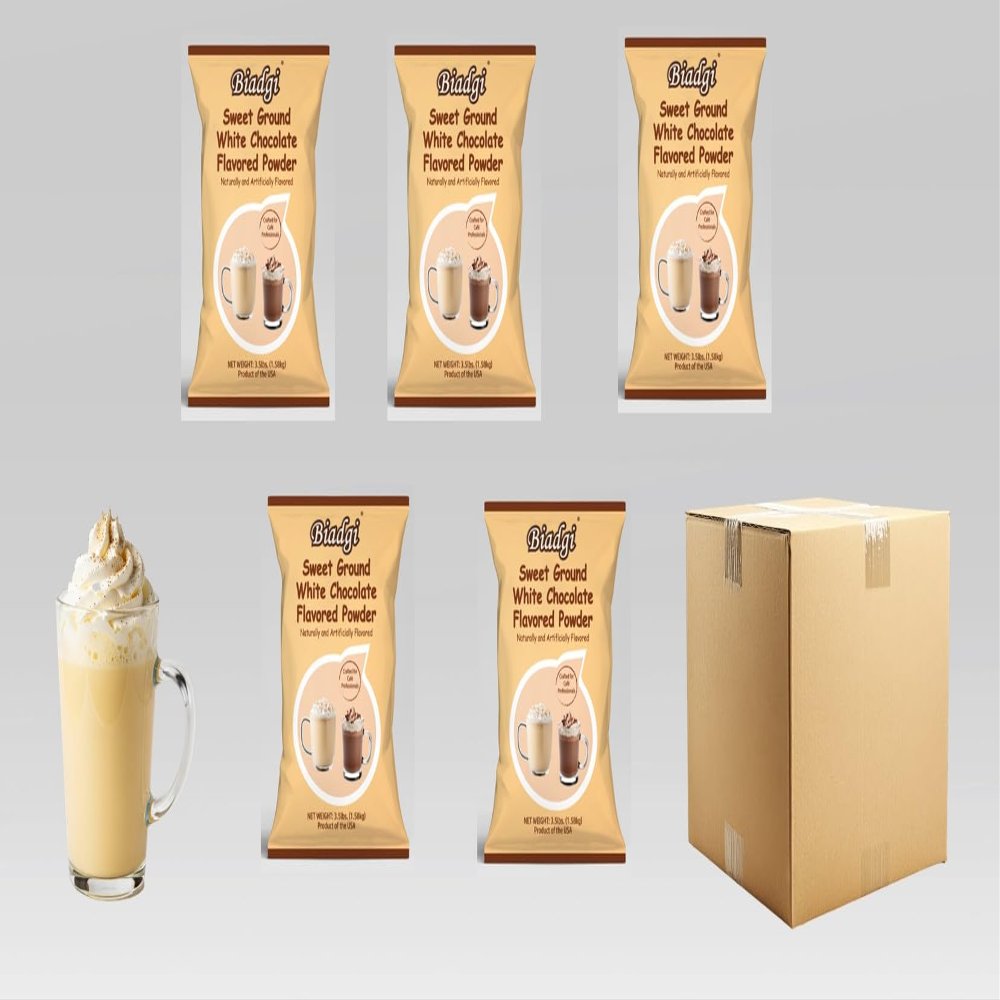 case of 5 bags - Biadgi Sweet ground White Chocolate Powder