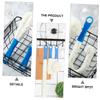 PENIKOKO 3 Pcs Wine Glass Cleaning Brush Set Flexible Cup Cleaner for Highball and Stemware Sponge Brushes for Household and Kitchen Use view 3