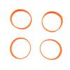 TOGEVAL 4pcs Silicone Jelly Bracelet Boys and Girls Jewelry PVC Bracelet Warning Hand Ring for Girls First Day of School view 1