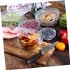 Zerodeko 200pcs Quality Pe Material Bowl Plastic Wrap Disposable Bowl Cover for Food Storage Dish Cover Plate view 2
