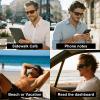 Missfive 2-Pack Mens Ultimate Bifocal Sunglasses with Readers Built In Sporty Upgraded Wrap Frame, UV400 Protection Driving & Reading Glasses for Outdoor +2.5 (Dark/Brown) view 4
