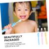 FOMIYES 3Pcs Cartoon Toothbrush for Soft Bristle Toothbrushes Rabbit Design Ergonomic Grip for Ages Cleaning with Tongue Brush Feature view 4