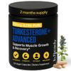 b.Ready Turkesterone Supplement 500mg 120 Capsules | Ajuga Turkestanica Extract | Vegetarian, Non-GMO, Gluten-Free | Natural Daily Support view 1