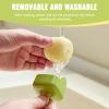 Reusable Lint Roller Mini, Washable Sticky Roller for Travel & Clothes & Furniture & Purse, Portable Pet Hair Lint Remover Ball for Dog Cat Fur (Green) view 4