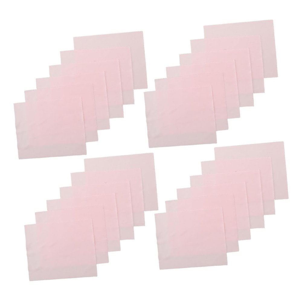 100pcs Microfiber Eyeglasses Lens Cleaning Cloths Gentle for All Optical Devices Portable Design for Home Office Travel