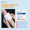 100 Pack Sterile Gauze Pads 2x2 Inch 12-Ply, 100% Cotton Medical Gauze Pads for Wound Care, Highly Absorbent Bulk Hospital-Grade First Aid & Surgical Dressing view 4
