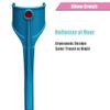 YYBOES A Pair Foldable Forearm Crutches(Pink/Blue), Height Adjustable Crutches(93-115cm), Aluminum Lightweight Crutches, Suitable Height 4'7 -6' ( view 3