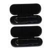 2Sets Tongue Cleaners for Adults Ergonomic Oral Care Scrapers with Wide Heads Comfortable Grip Black Design for Bad Breath Prevention and Enhanced Taste view 1