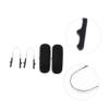 2Sets Tongue Cleaners for Adults Ergonomic Oral Care Scrapers with Wide Heads Comfortable Grip Black Design for Bad Breath Prevention and Enhanced Taste view 2