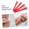 CALLARON 8pcs Double Head Brush Dual Head Toothbrush Denture Cleaning Brush Travel view 3