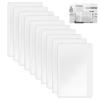 10 Pcs Fresnel Lens, Magnifying Sheet for Reading, 3 X 2 Inch Portable Pocket Page Magnifier Sheets, Book Full Page Magnifier Sheet for Reading Newspapers, Maps, Magazines, Books view 1