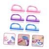NIYANGLE Large Nail Dust Brush Set of 6 Acrylic Powder Cleaning Brush for Manicure Nail Art for Salon and Home Use view 2