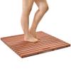 Teak Shower Mat Non-Slip Luxury Bath Mat for Bathtubs | Multifunctional Wooden Slatted Design for Kitchen, Entryway, Hallway & Office(24x38in(61x96.5cm)) view 1