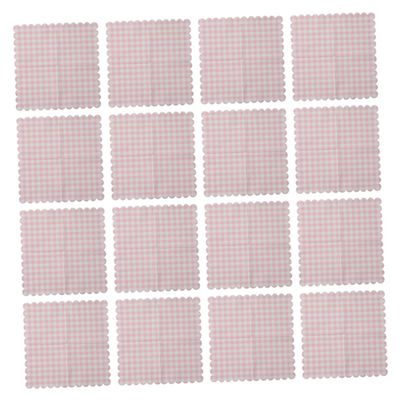 40pcs Plaid Disposable Napkins with Scalloped Edges for Birthday Party Decorations for Weddings Tea Parties and Special Events Convenient and Stylish Supplies