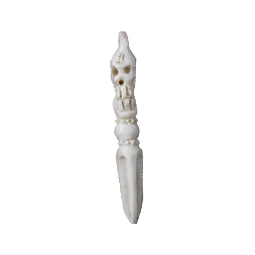 Anneome Vajra Spiritual Tibetan Necklace Buddha Neckless Bone Necklace for Men