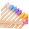 10pcs Toothbrush Colorful Soft Bristle Toothbrushes for Gentle Oral Care Wooden Design for Home Travel Daily Use view 3