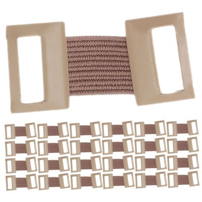 25pcs Elastic Bandage Clips Stretch Metal Fasteners for Compression Wraps Tension Design Reliable Support for Various Bandages Light Brown