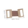 25pcs Elastic Bandage Clips Stretch Metal Fasteners for Compression Wraps Tension Design Reliable Support for Various Bandages Light Brown view 2