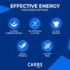 Carbs Fuel Original Energy Gels 24 Gel | 25g Carbs, 100 Calories per Gel | No Preservatives or Gelling Agents | Light, Neutral Flavor & Thin Consistency | Vegan & Gluten-Free Endurance Fuel view 3