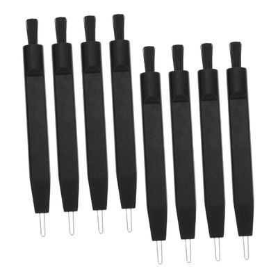 Didiseaon 8pcs Hearing Aid Brushes Complete Cleaning Kit Small Brush U-Shaped Hook for Safe Maintenance