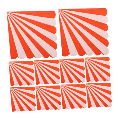 16Pcs Elegant Striped Disposable Paper Napkins Soft Absorbent Kitchen Guest Towels for Weddings Bridal Showers and Parties Charming Decoration for Reception Events