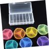 Compartment Rainbow Medicine Organizer Portable Weekly Pill Dispenser Straw for Travel Daily Medication Management view 3