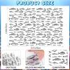 Pineraap 100 Sheets Fishing Wrapping Paper Sea Ocean Fishing Gift Wrap Fish Tissue Paper for Fish Lovers Birthday Summer Party Under The Sea Decorations Gift Bags DIY Crafts, 13.8 x 19.7 Inch view 3