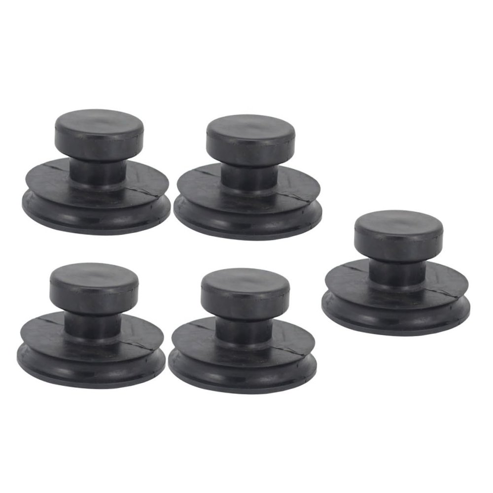 BESPORTBLE 5pcs Rubber Suction Handle for Buddha Singing Bowls Singing Bowl Lifter Sound Accessories for Meditation and Yoga