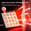 Red Light Therapy for Body Panel, FSA&HSA Eligible, 16LED 6 Wavelengths (630nm, 660nm, 810nm, 830nm, 850nm, 940nm) NearInfrared Light Therapy Device, Ease Discomfort and Revitalize Skin(White) view 3