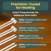 Tuning Forks for Healing Set | 128Hz, 136Hz, 256Hz, 384Hz | Precision Sound Healing Instruments for Chakra Balancing, Meditation & Tone Therapy | 4 Tuning Forks, Reflex Hammer, Activator and Pouch view 2