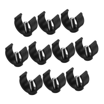 10Pcs Heavy Duty Crutch Pin Locks for Walking Canes Durable Walker Tube Clip Set Non Slip Accessories for Seniors and Disabled Users Easy Installation and Mobility
