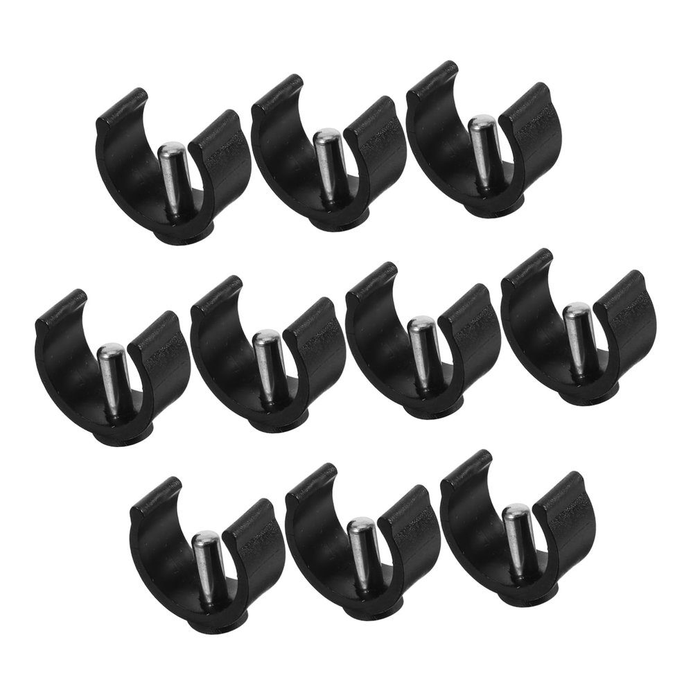 10Pcs Heavy Duty Crutch Pin Locks for Walking Canes Durable Walker Tube Clip Set Non Slip Accessories for Seniors and Disabled Users Easy Installation and Mobility