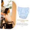 Washable Cotton Incontinence Nursing Underwear for Elderly Leakproof Diaper with Breathable Comfortable and Durable for Long Term Bedridden and Emergency Use view 2