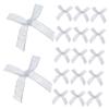 100Pcs Bows for Crafts Premade Mini Bows for Weddings Parties DIY Decoration Scrapbooking and Baking Durable Fabric with Elegant Finish view 1