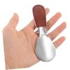 Foldable Metal Shoe Horn Portable Stainless Steel Shoe Helper with PU Sleeve for Easy Shoe Assistance for Adults Travel Essential for Home Outdoors view 3