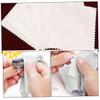 100pcs Microfiber Cleaning Cloths for Eyeglasses Jewelry Screens Non Scratch Reusable Portable Grey for Go Cleaning and Maintenance view 3